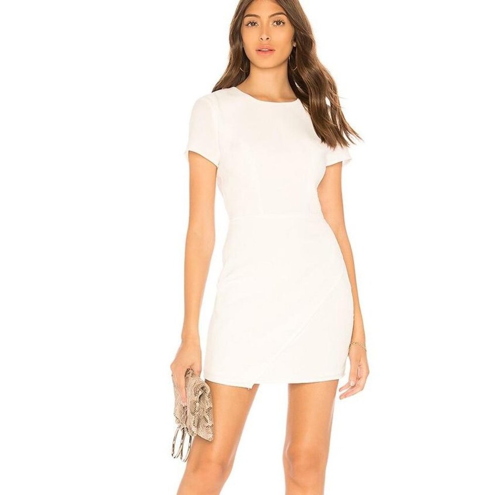 By The Way Open Back White Dress